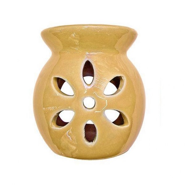 Αρωματιστής Κεραμικός Κίτρινος 8x8εκ. 24home 243012-4 (